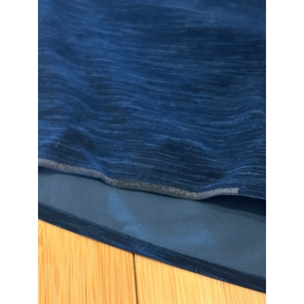 Lululemon Men Shorts S Blue Space Dye Surge Lined Running Athletic 6 Inch Inseam - Picture 8 of 9